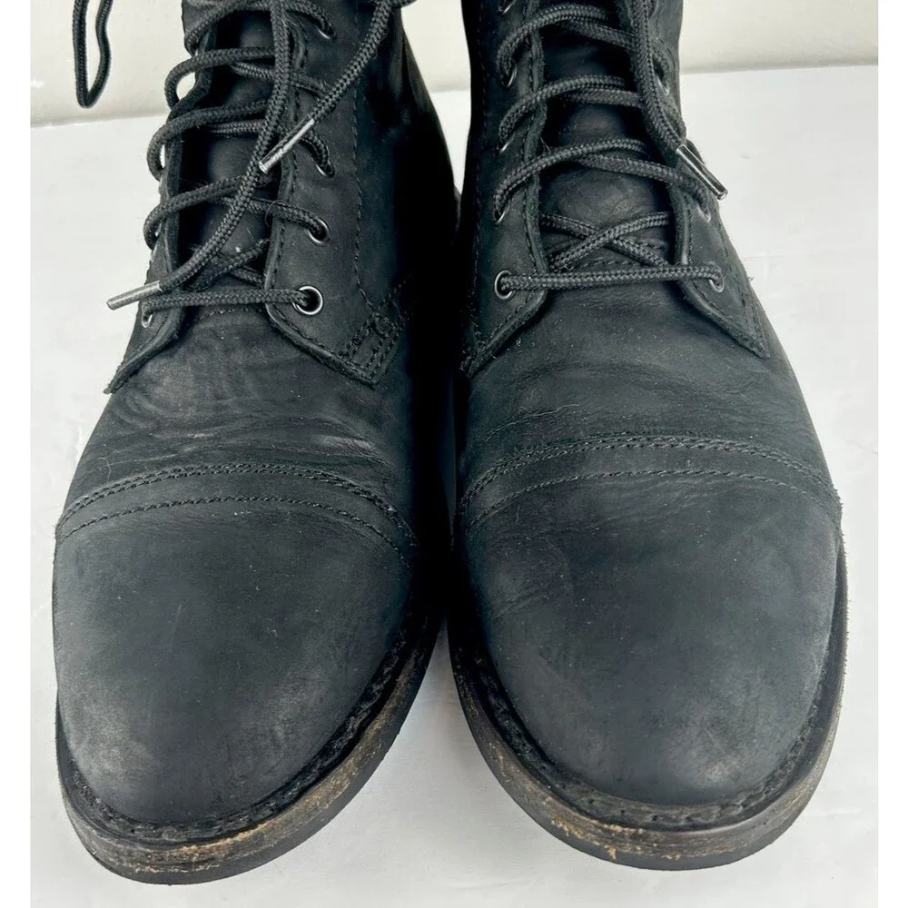 Thursday Boot Company Men’s Captain Black Matte Lace Up Boot Mens 10.5